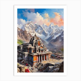 Hindu Temple 3 Art Print