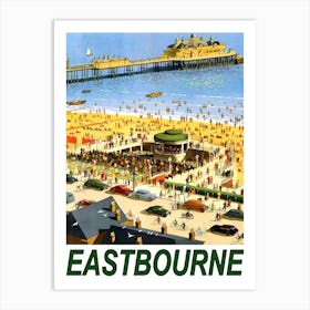 Eastbourne, Vintage Travel Poster Art Print