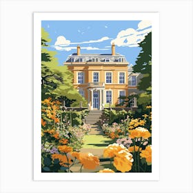 Mount Stewart House And Gardens United Kingdom Illustration 1  Art Print