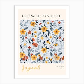 Flower Market 30 Art Print