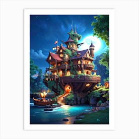 Fairytale House Art Print