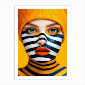 Geometric Portrait 0007 Geometric Portrait 0009 Geo Face 1 11 Art Print