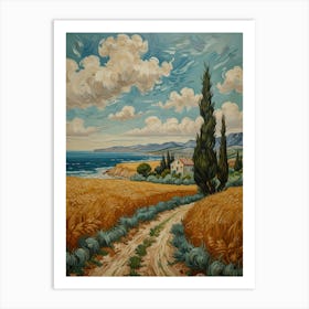 Path To The Sea Art Print