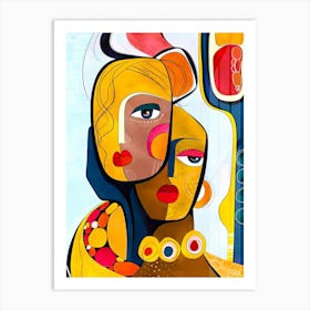 Two Women 1 Art Print