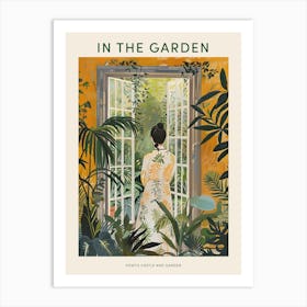 In The Garden Poster Powys Castle And Garden United Kingdom 4 Art Print