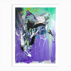 Abstract Painting 1865 Art Print