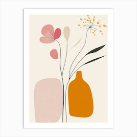 Flowers In A Vase 100 Art Print