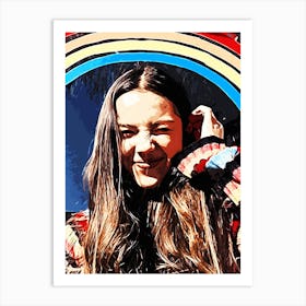 Rainbow Olivia Rodrigo Art Print