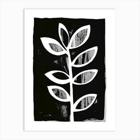 Leaf Print Art Print