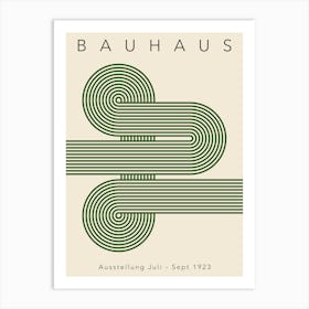 Minimalist Bauhaus Stripes Art Print