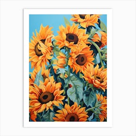 Sunflowers 91 Art Print