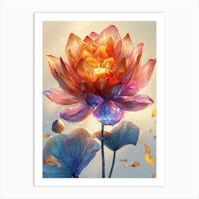 Lotus Flower 87 Art Print