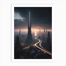 AI World Art Print