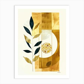 'Gold Leaf' 7 Art Print