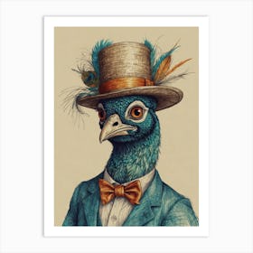 Peacock 25 Art Print