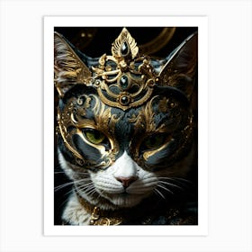 Venetian Cat Art Print