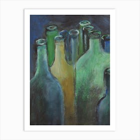 Bottles Art Print