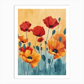 Poppies 43 Art Print