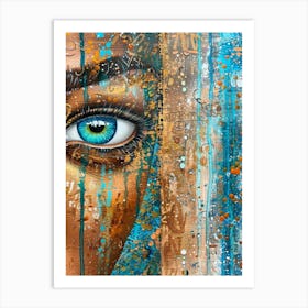 Eye Of A Woman 9 Art Print