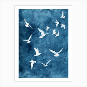 Seagulls 18 Art Print