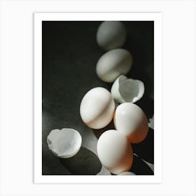 White Eggs Art Print