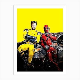 Deadpool And Wolverine 2 Art Print