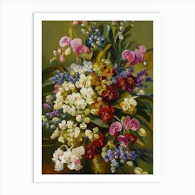 Orchids Painting 2 Flower Art Print