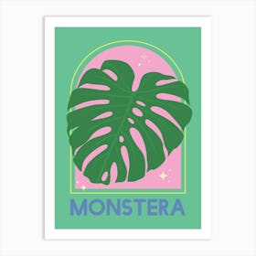 Monstera Art Print