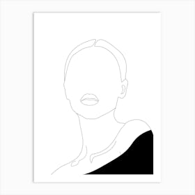 Portrait Of A Woman Art Print