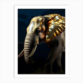 Wild Animal Creative Portrait 22 Art Print