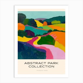 Abstract Park Collection Poster Phoenix Park Dublin 2 Art Print
