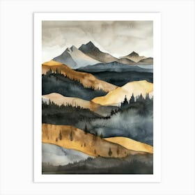 Landscape I Canvas Print Art Print