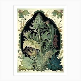Le Jardin Plume 1, France Vintage Botanical Art Print