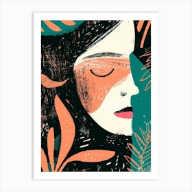 Portrait Of A Woman 300 Art Print