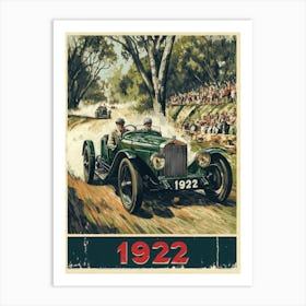 Aihrgdesign A Vintage Sports Poster For A 1922 Automobile Ral 489e7627 D179 43d8 Af02 05701f260ac0 0 Art Print