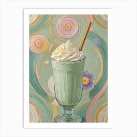 Pastel Milkshake Art Print