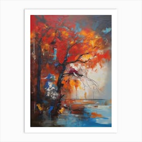 Autumn Trees Art Print