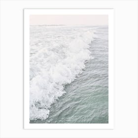 Sea Wave From Close Art Print
