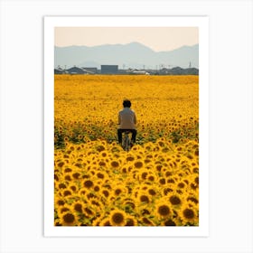 Sunflower Field 2 Art Print