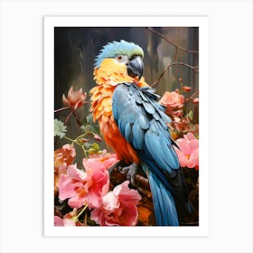 Feathered Sentinel The Watchful Bird Art Print