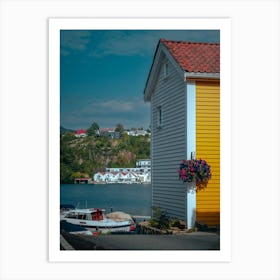 Yellow House, Norway Art Print