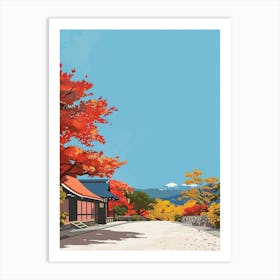 Koyasan Japan 1 Colourful Illustration Art Print