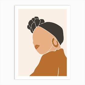 Abstract Lady Two Art Print