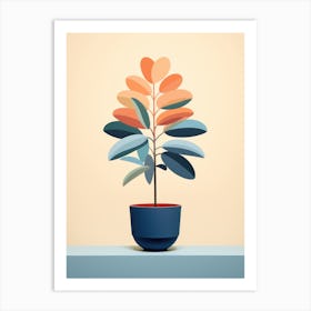 Seamless Potted Plant 1 Art Print