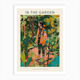 In The Garden Poster Norfolk Botanical Gardens 1 Art Print