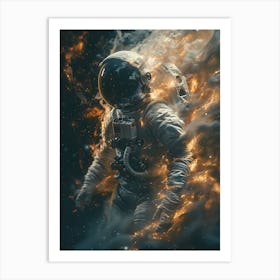 Epic Fantasy Astronaut 2 Art Print