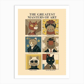 Masters Of Art Art Print