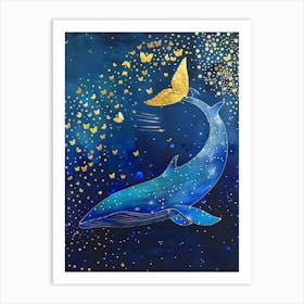 Whale In The Sky Art Print