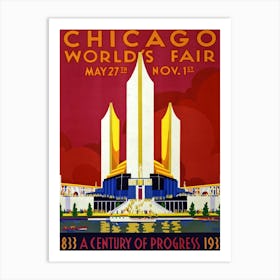 Chicago World's Fair 1933 Art Print