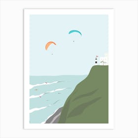 On the Coast of Lima, Peru Art Print